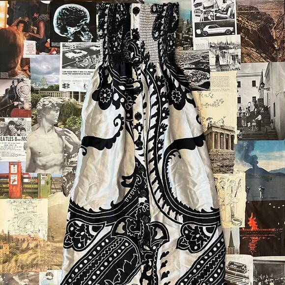 Sleeve less paisley maxi dress - Picture 3 of 7